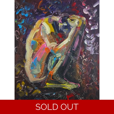 SOLD Abstract Nude Figure 457